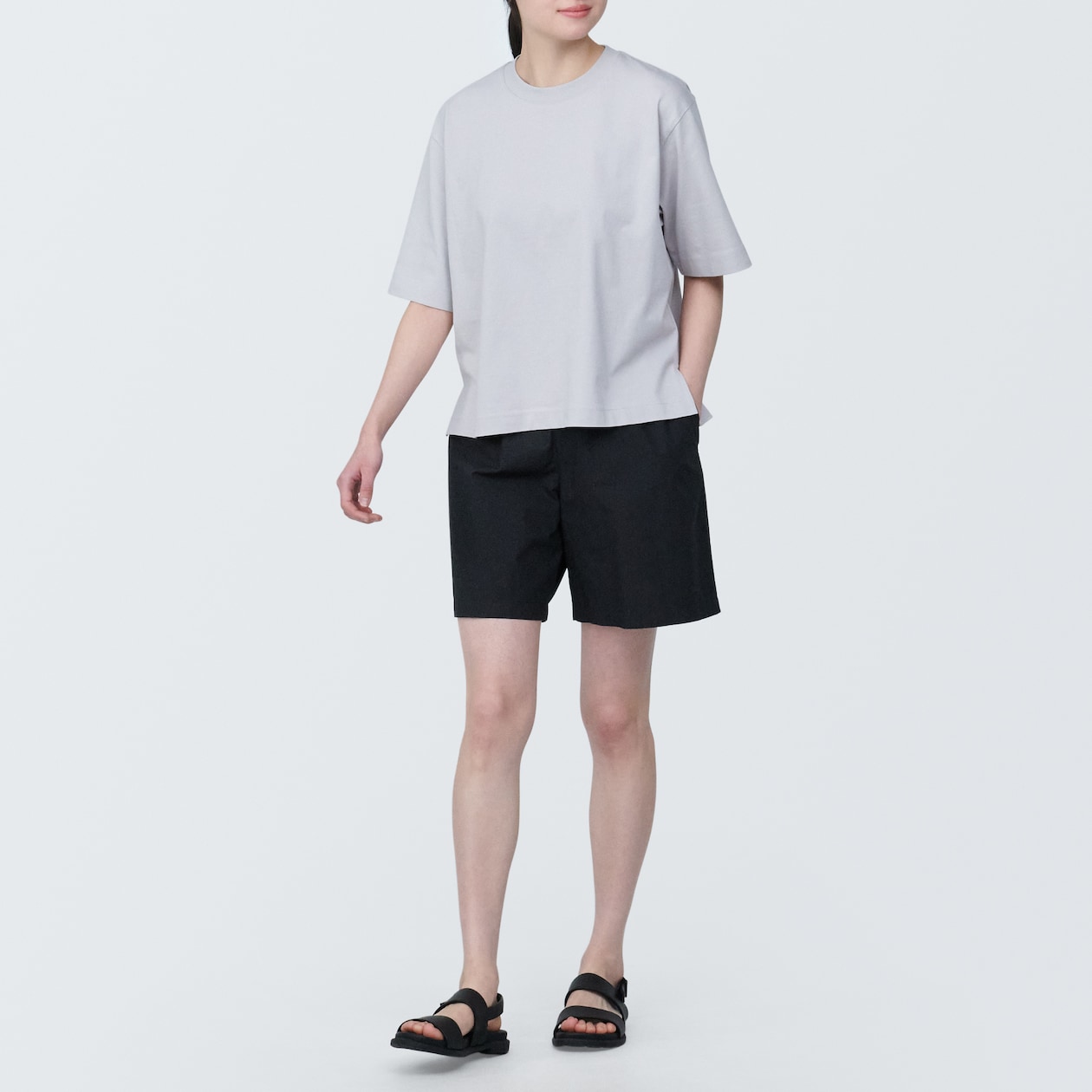 婦人　洗いざらしブロードショートパンツ（ＯＳ）