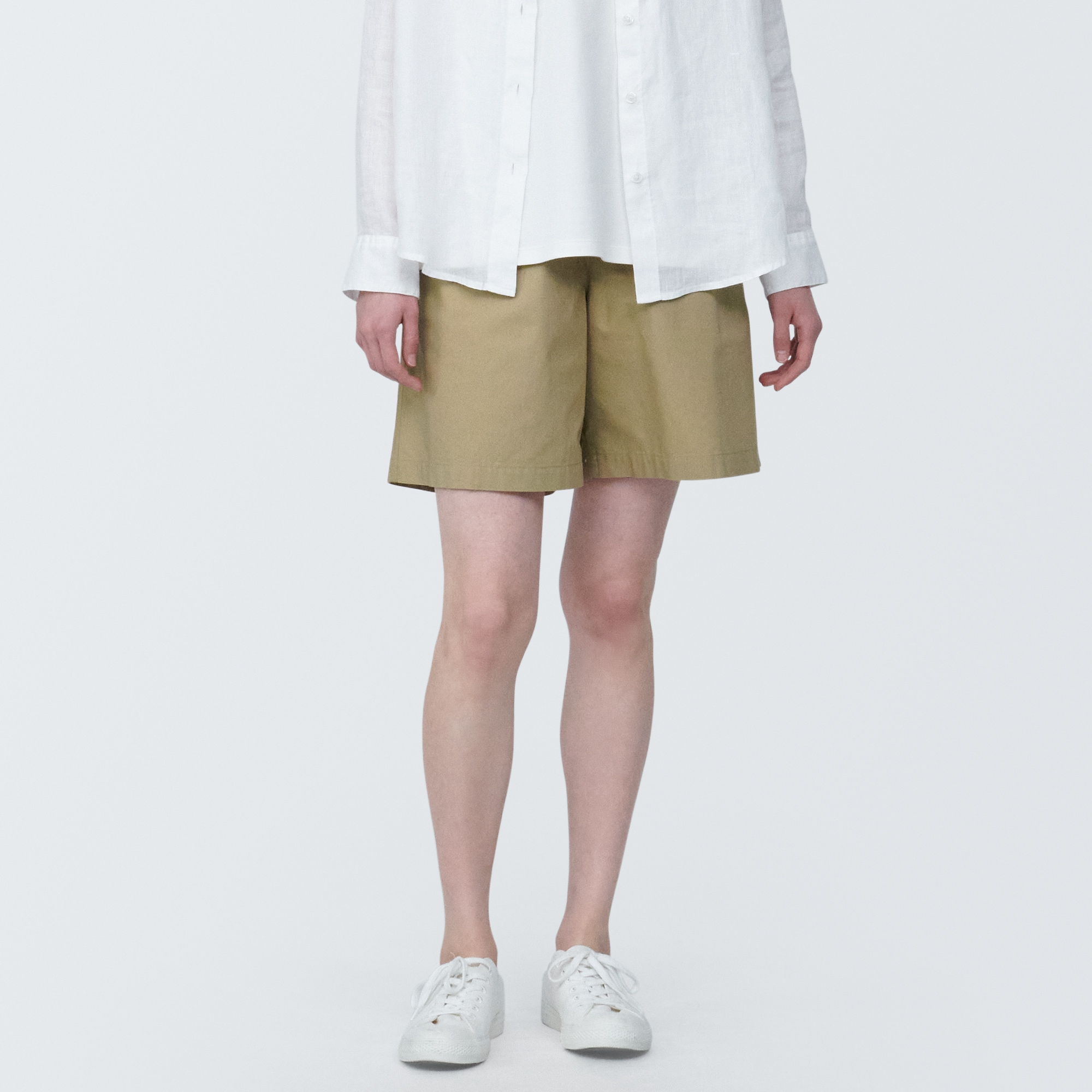 婦人　洗いざらしブロードショートパンツ（ＯＳ）