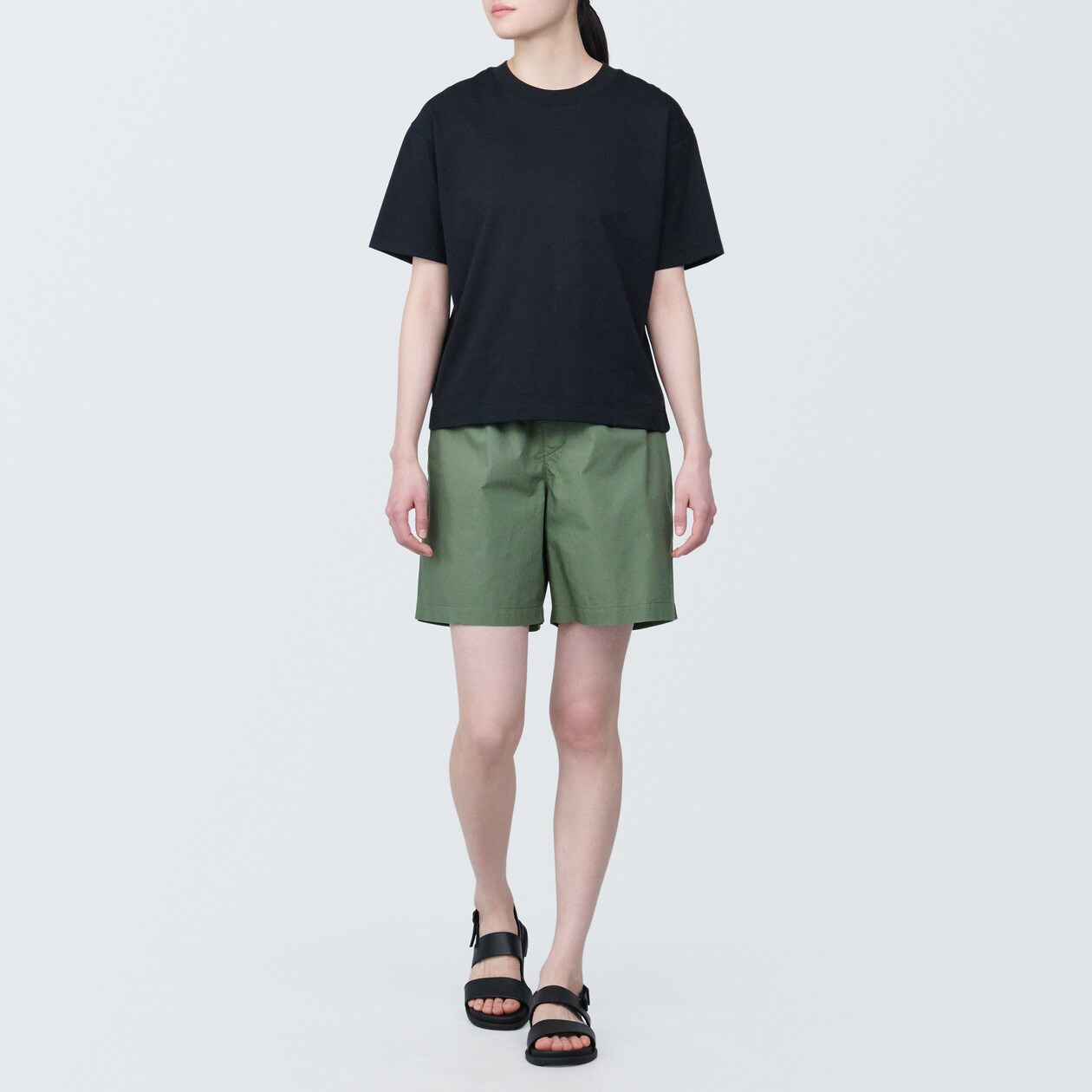 婦人　洗いざらしブロードショートパンツ（ＯＳ）