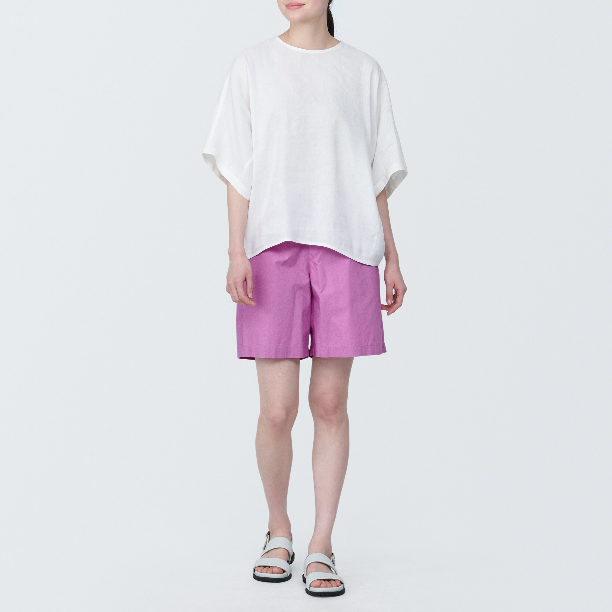 婦人　洗いざらしブロードショートパンツ（ＯＳ）