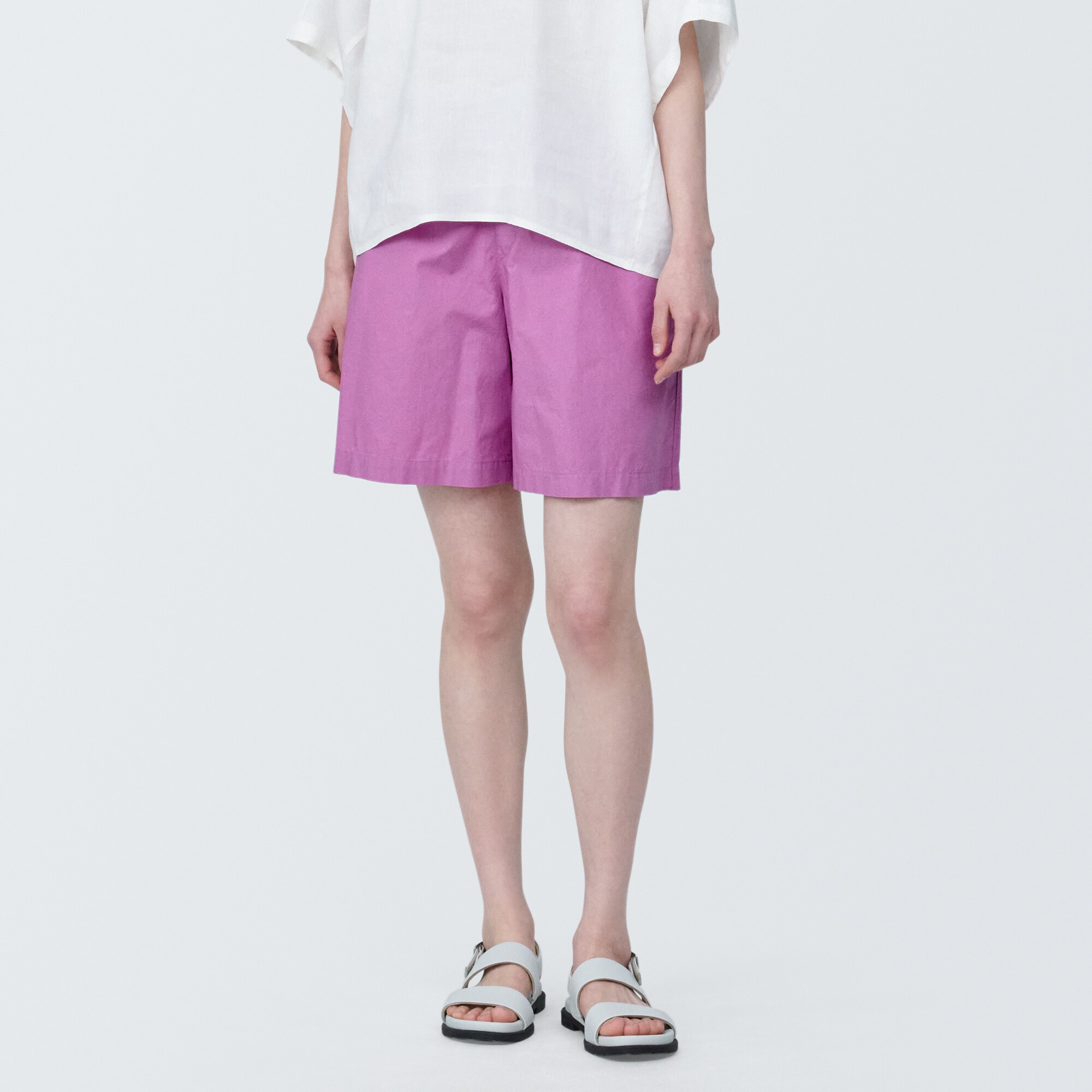 婦人　洗いざらしブロードショートパンツ（ＯＳ）