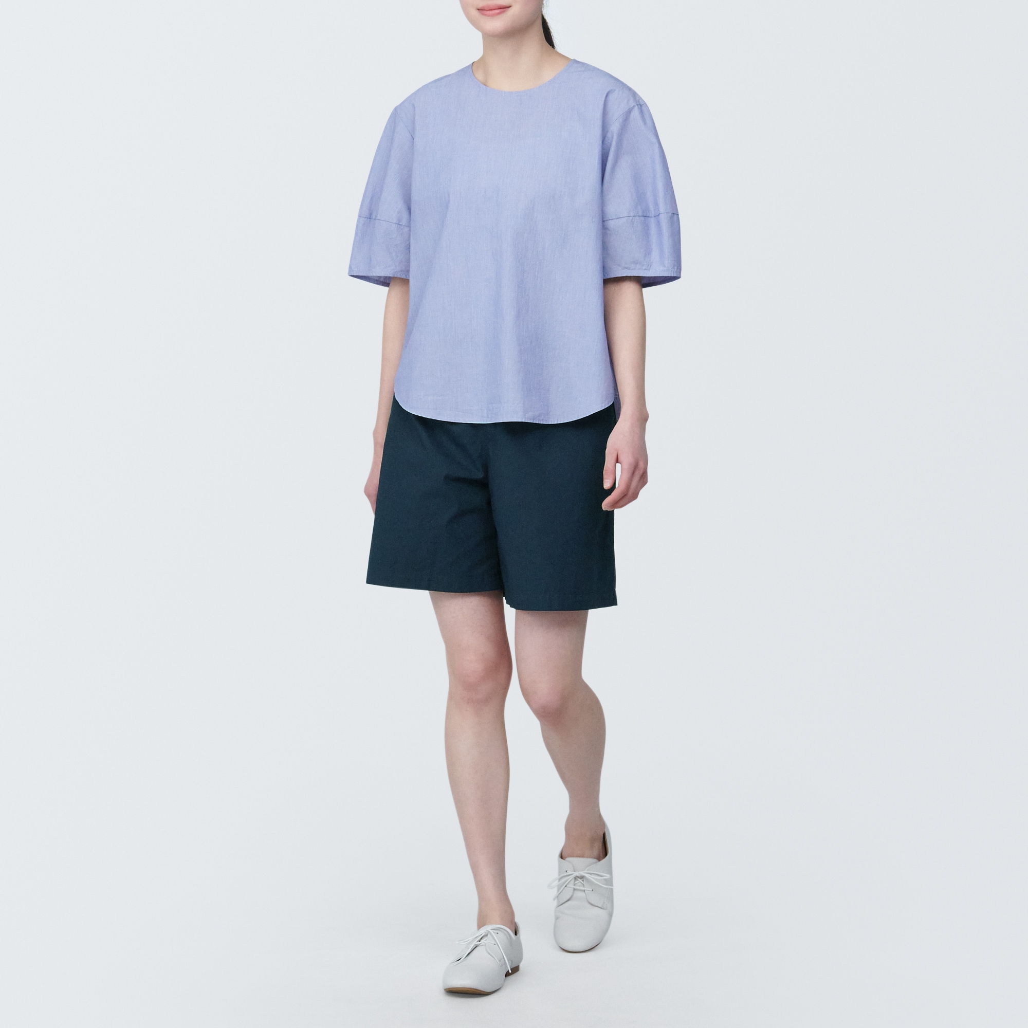 婦人　洗いざらしブロードショートパンツ（ＯＳ）