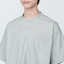 紳士　涼感ヘンリーネック半袖布帛Ｔシャツ