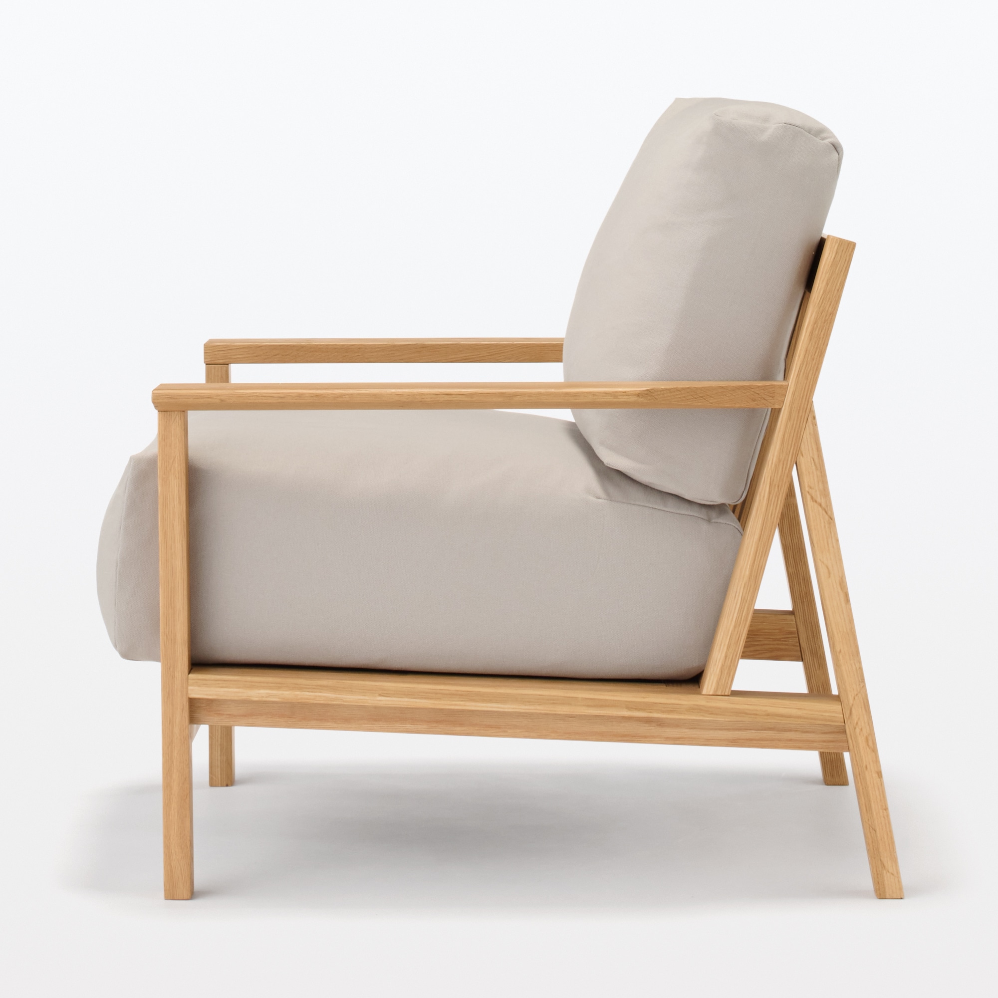 ソファ本体木製フレーム用 洗いざらし綿帆布カバー | 無印良品