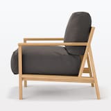 ソファ本体木製フレーム用　洗いざらし綿帆布カバー