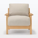 ソファ本体木製フレーム用　綿麻バスケット織カバー