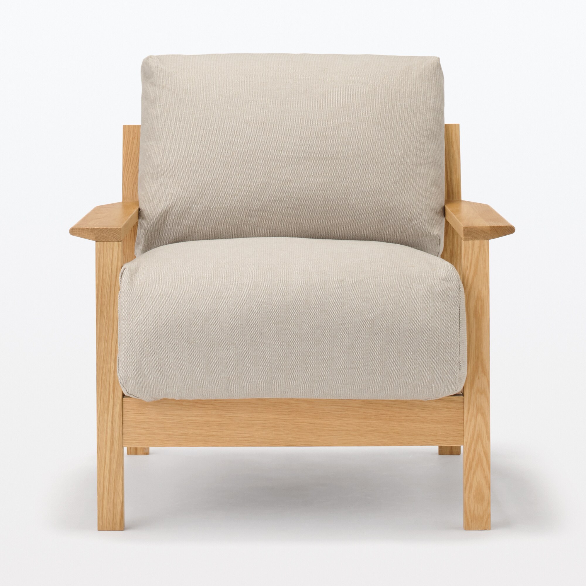 ソファ本体木製フレーム用　綿麻バスケット織カバー