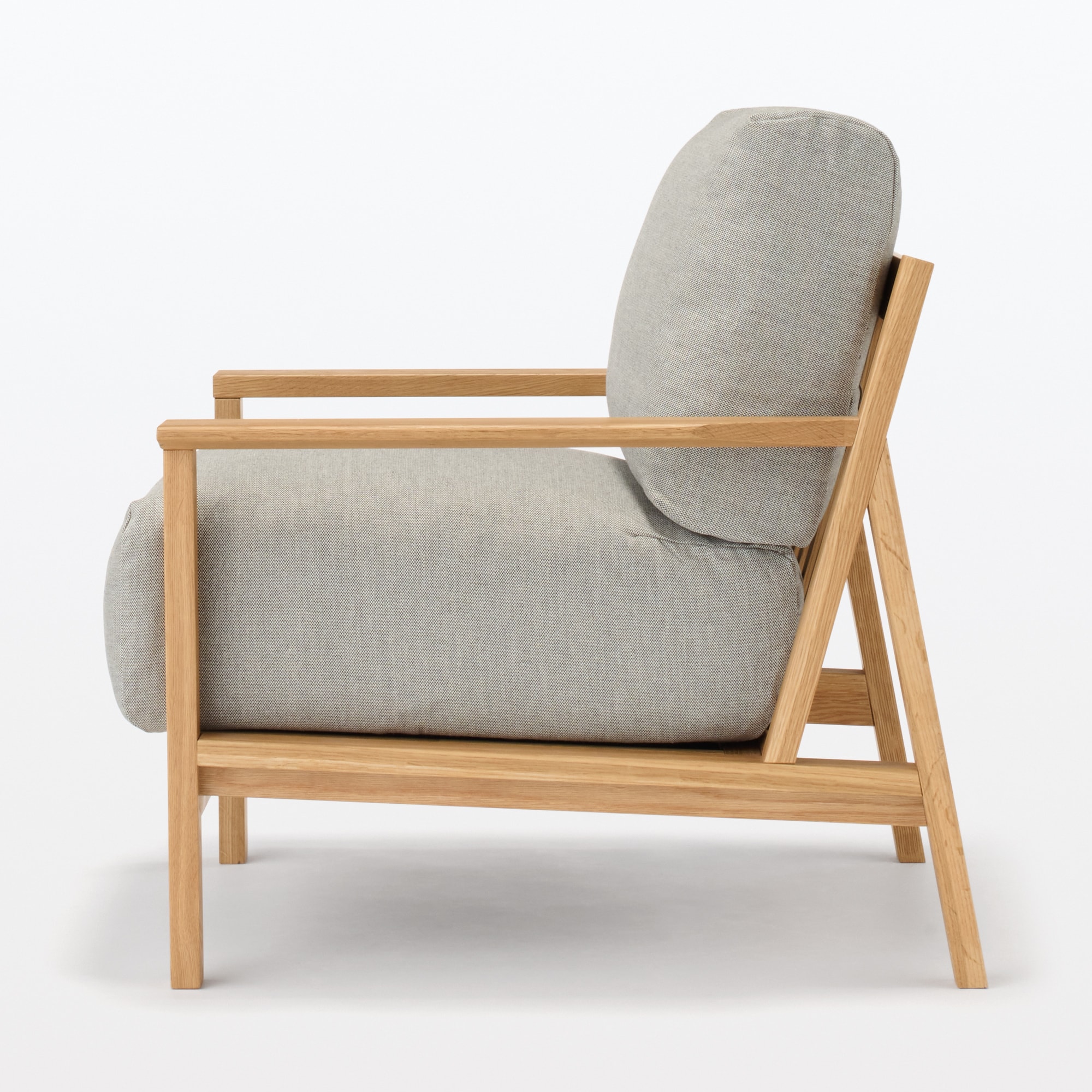 ソファ本体木製フレーム用　綿麻バスケット織カバー