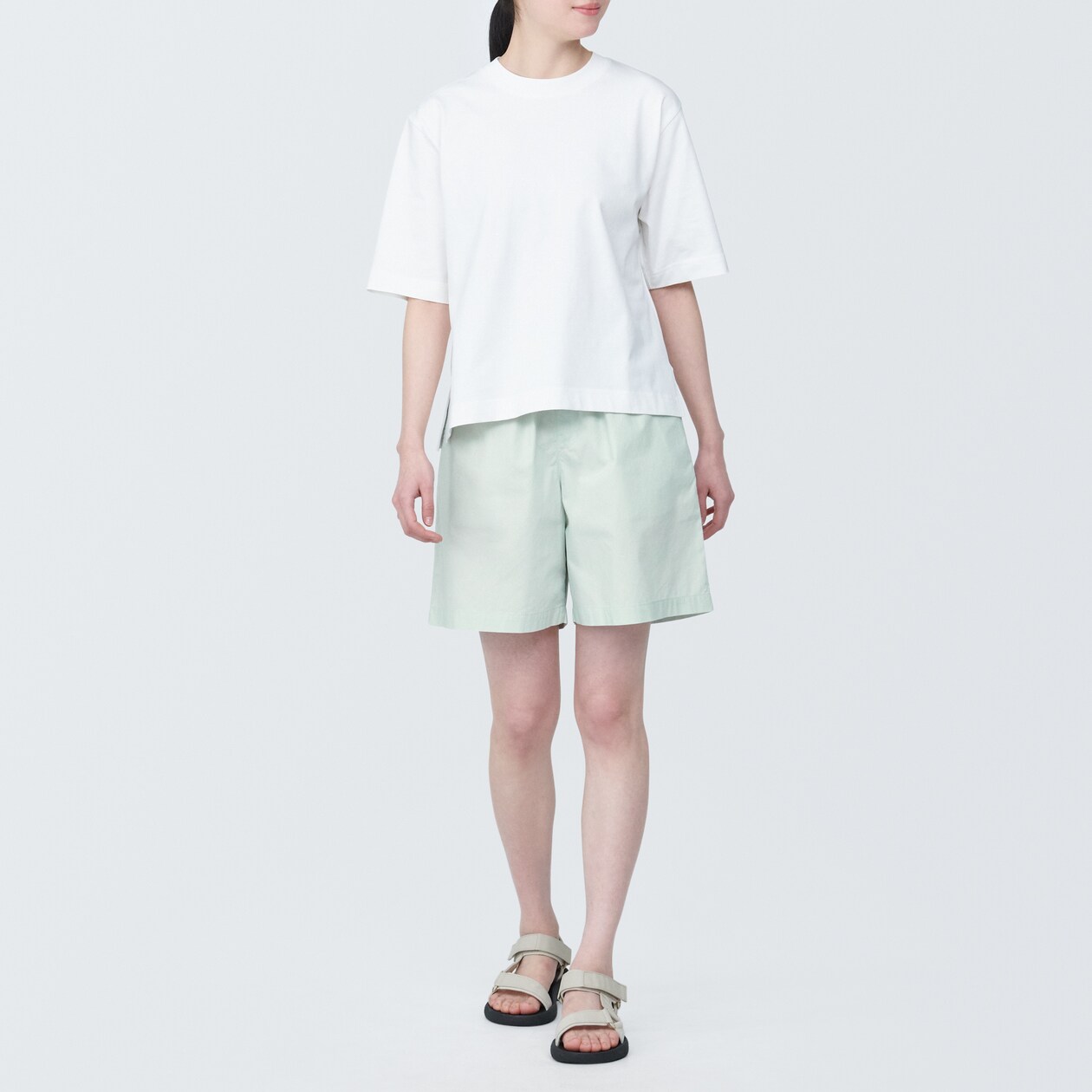 婦人　洗いざらしブロードショートパンツ（ＯＳ）