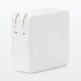 急速充電ができるモバイルバッテリー付充電器　５０００ｍＡｈ　ＵＳＢ－Ｃ／Ａ