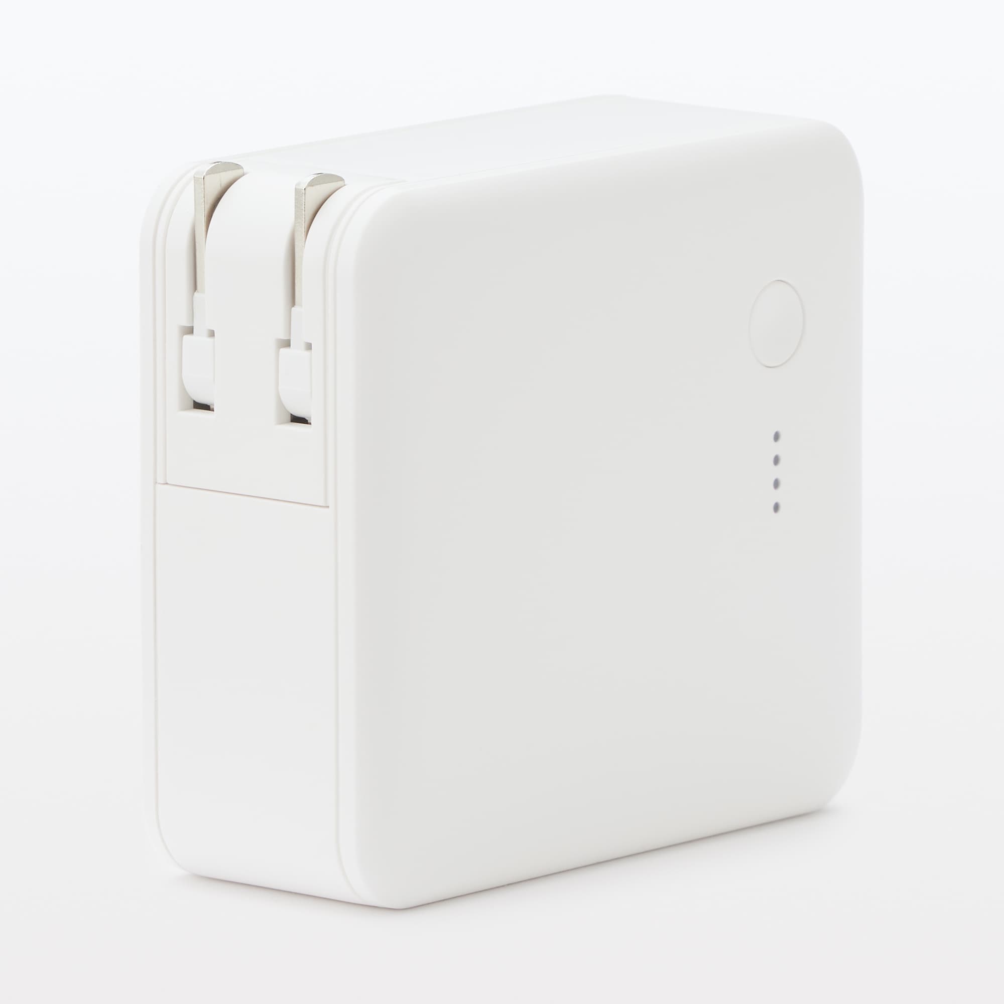 急速充電ができるモバイルバッテリー付充電器　５０００ｍＡｈ　ＵＳＢ－Ｃ／Ａ