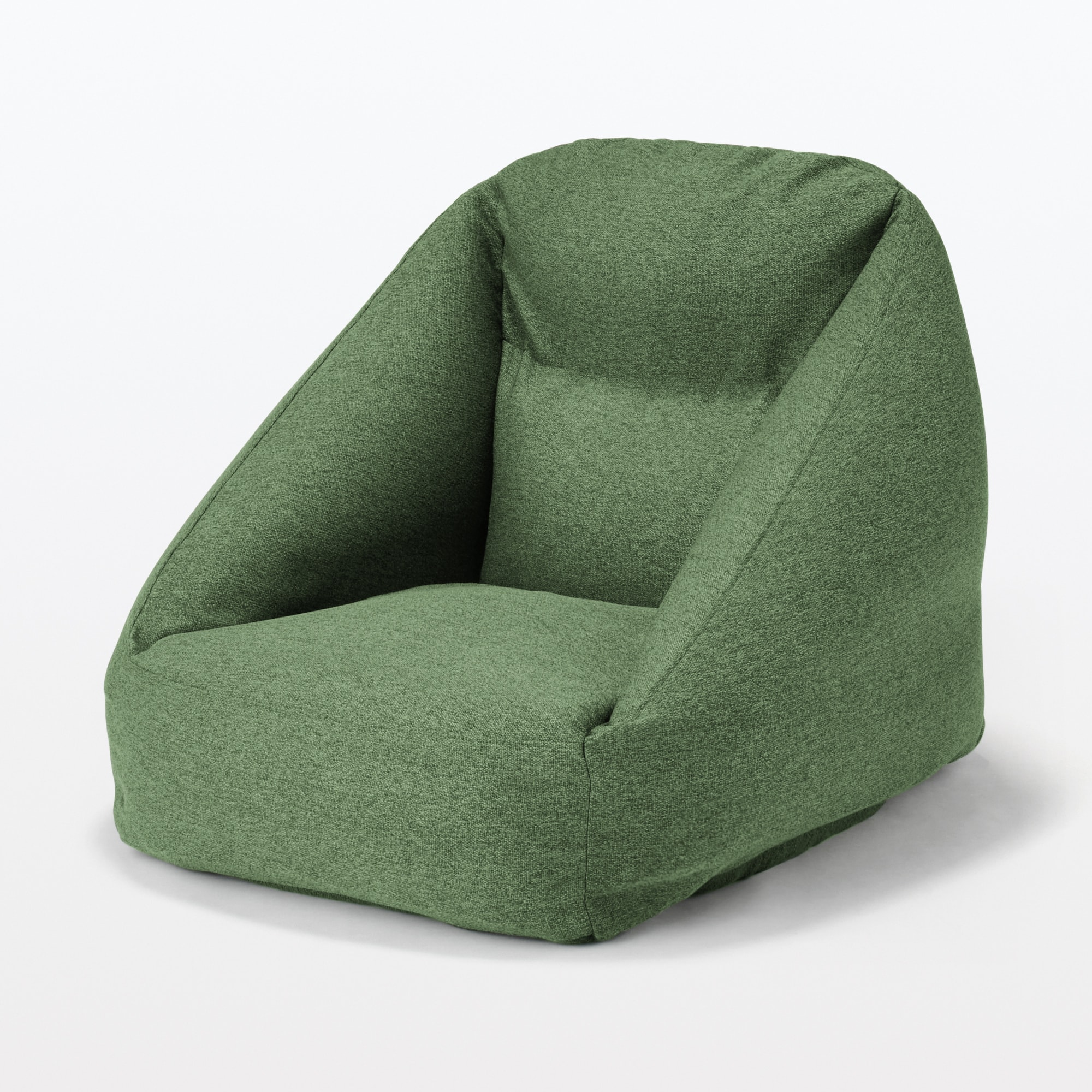 空気でできたソファ　グリーン