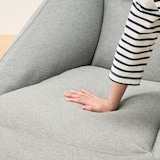 空気でできたソファ　グリーン