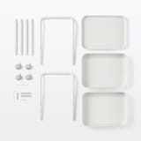 スチールパイプワゴンラック