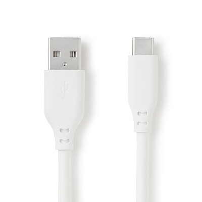 やわらかくて絡まりにくいＵＳＢケーブル１ｍ　ＵＳＢ－Ａ／ＵＳＢ－Ｃ