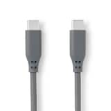 やわらかくて絡まりにくいＵＳＢケーブル１ｍ　ＵＳＢ－Ｃ／ＵＳＢ－Ｃ