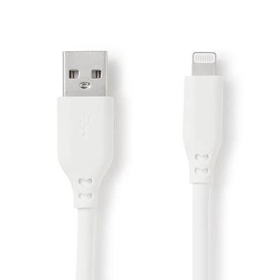 やわらかくて絡まりにくいライトニングケーブル１ｍ　ＵＳＢ－Ａ／Ｌｉｇｈｔｎｉｎｇ