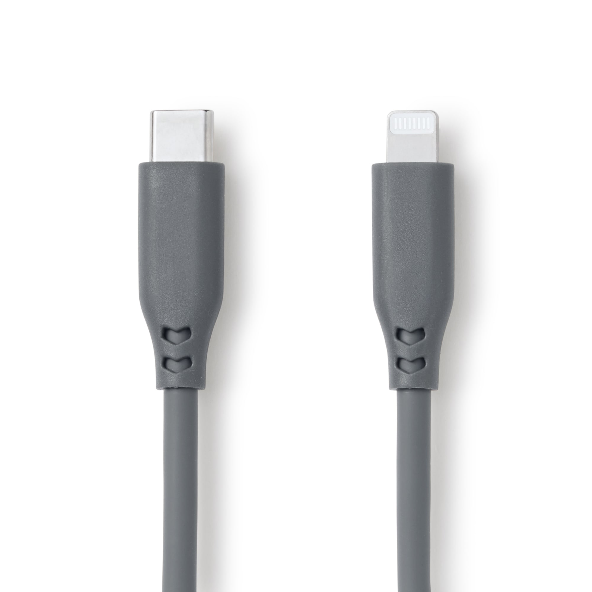 やわらかくて絡まりにくいライトニングケーブル1m USB－C