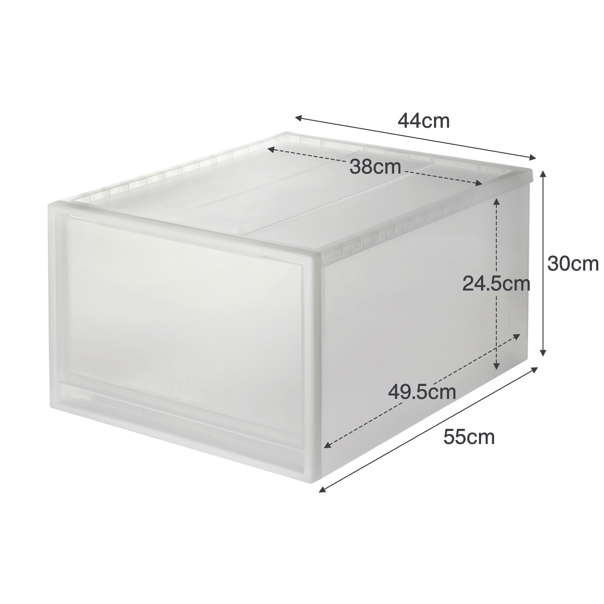 ポリプロピレン　クローゼットケース　大