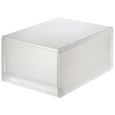 ポリプロピレン　小物収納ケース　大/約幅26×奥行37×高17.5cm