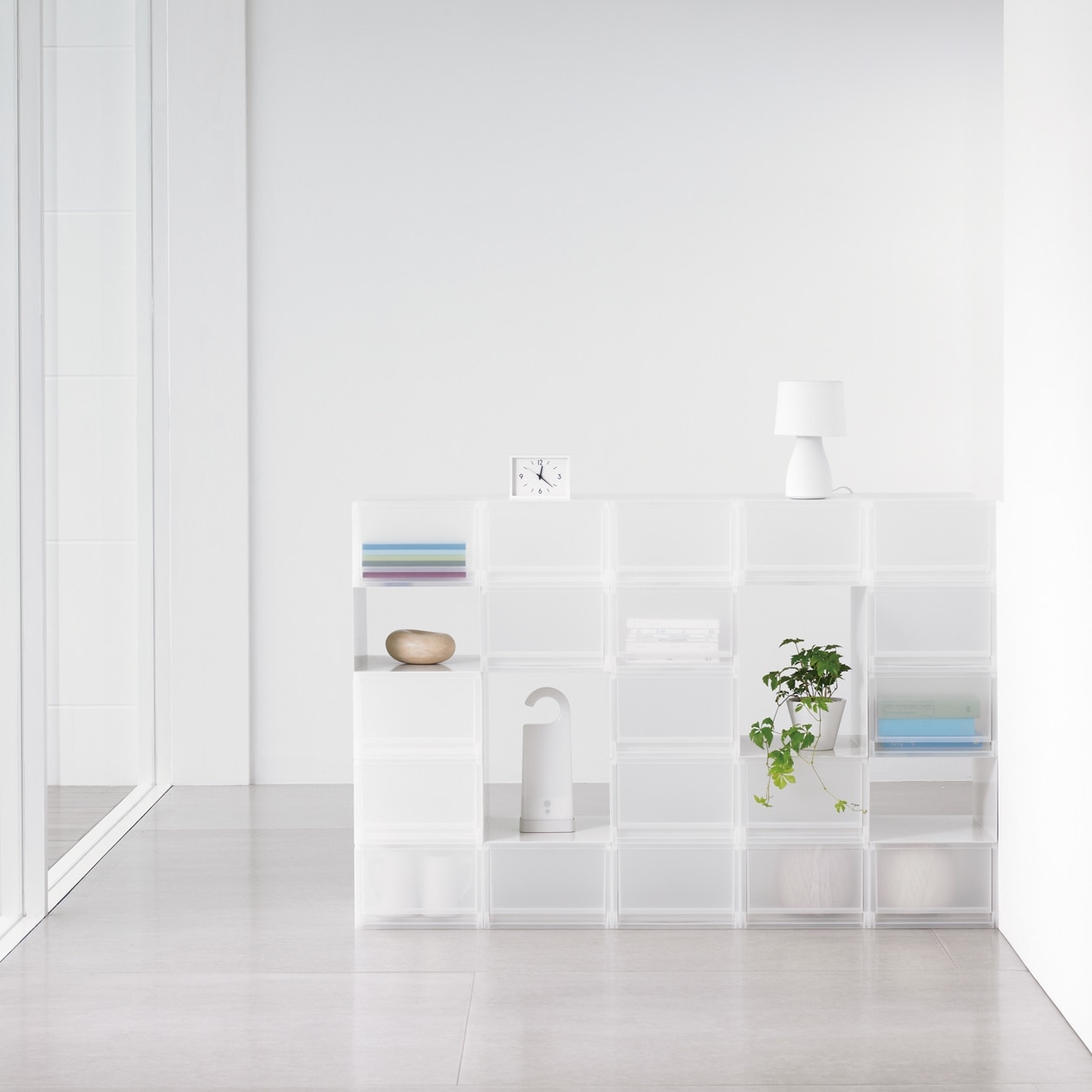 ポリプロピレン　小物収納ケース　大　引出２個