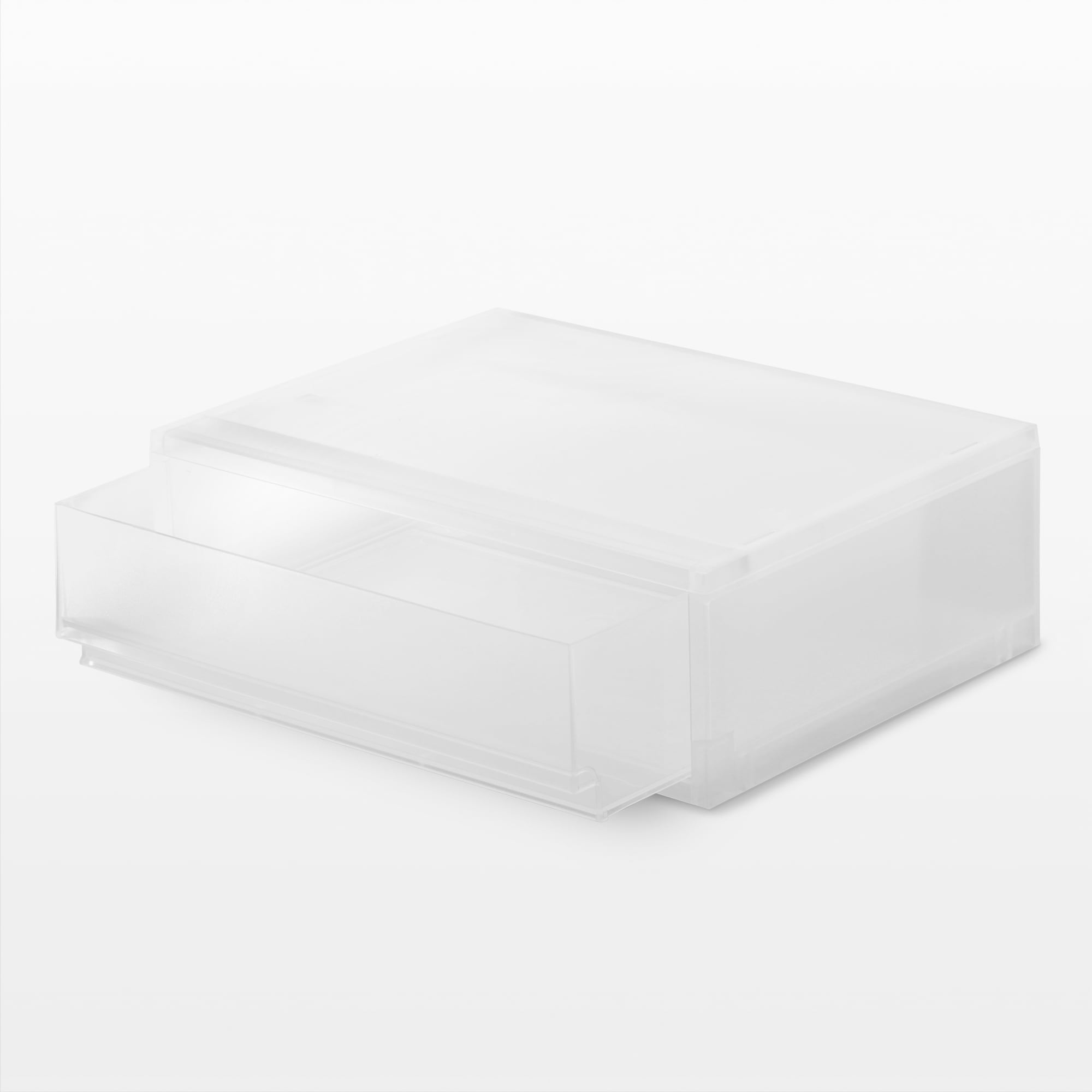 ポリプロピレン　小物収納ケース　ワイド　中