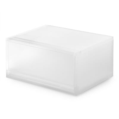 ポリプロピレン　小物収納ケース　ワイド　大/約幅37×奥行26×高さ17.5cm