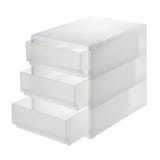 ポリプロピレン　小物収納ケース　引出３段