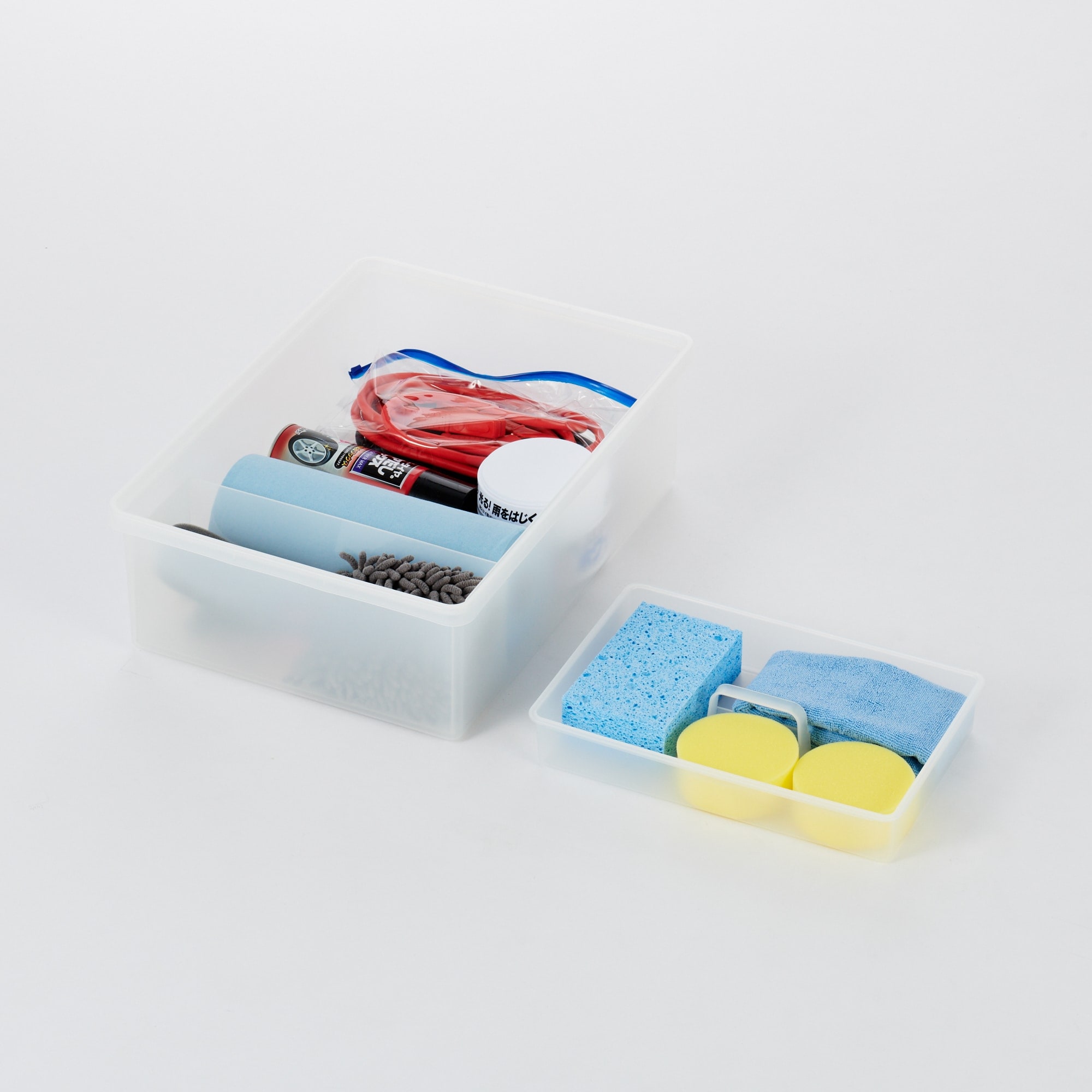 無印ポリプロピレン 収納 浅型ワイド10個セット ポリプロピレン 収納ボックス ワイド 小 | 無印良品