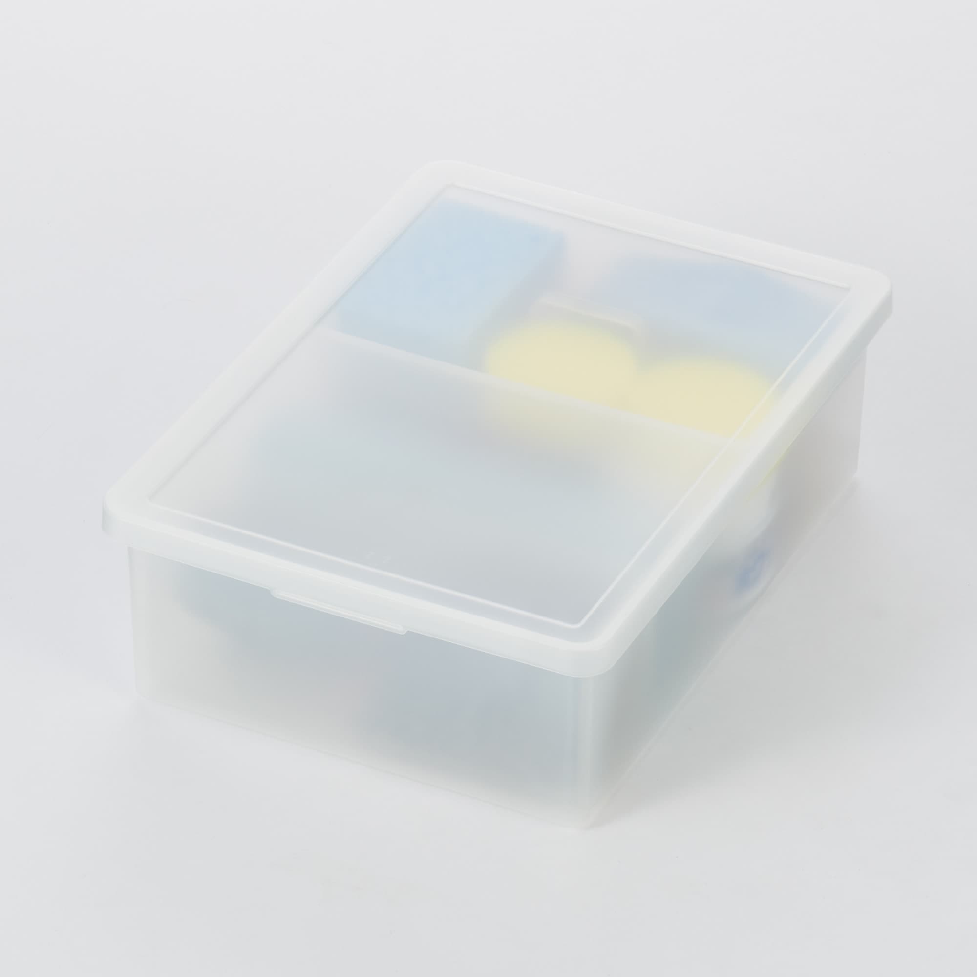 廃盤】 無印良品 ポリプロピレン 収納ボックス 大 蓋付き 4個
