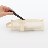 ナイロンメッシュ縦でも横でも使えるペンケース