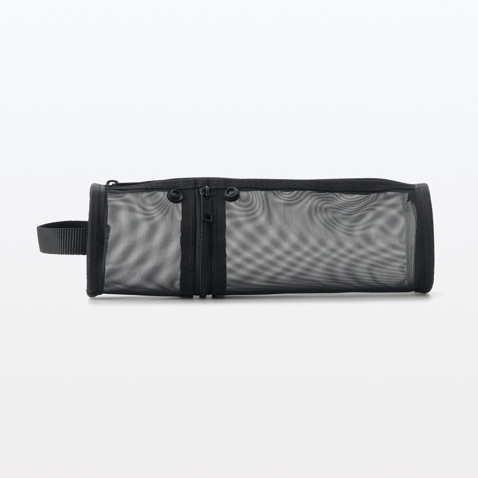 ナイロンメッシュ縦でも横でも使えるペンケース