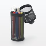 ナイロンメッシュ縦でも横でも使えるペンケース