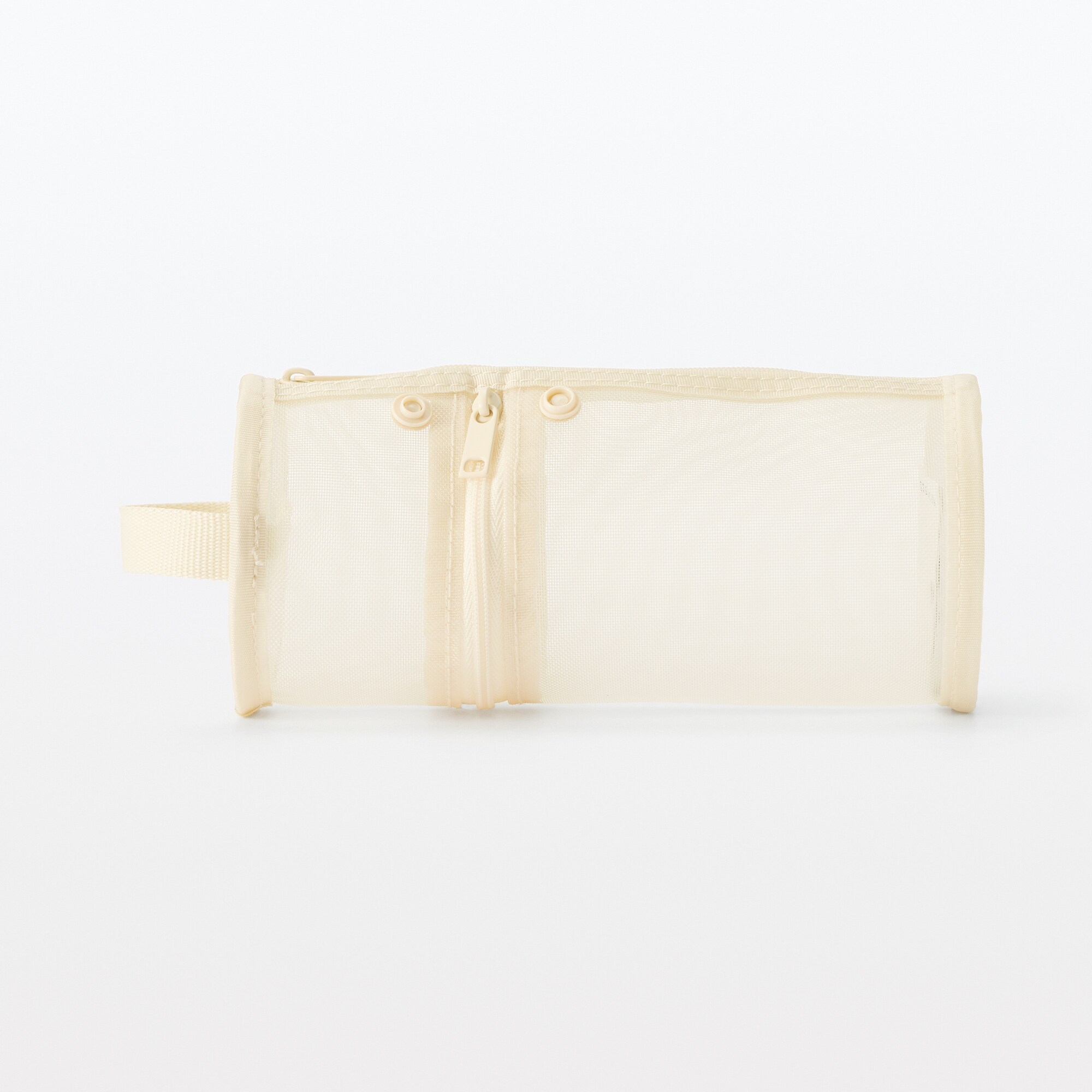 ナイロンメッシュ縦でも横でも使えるペンケース