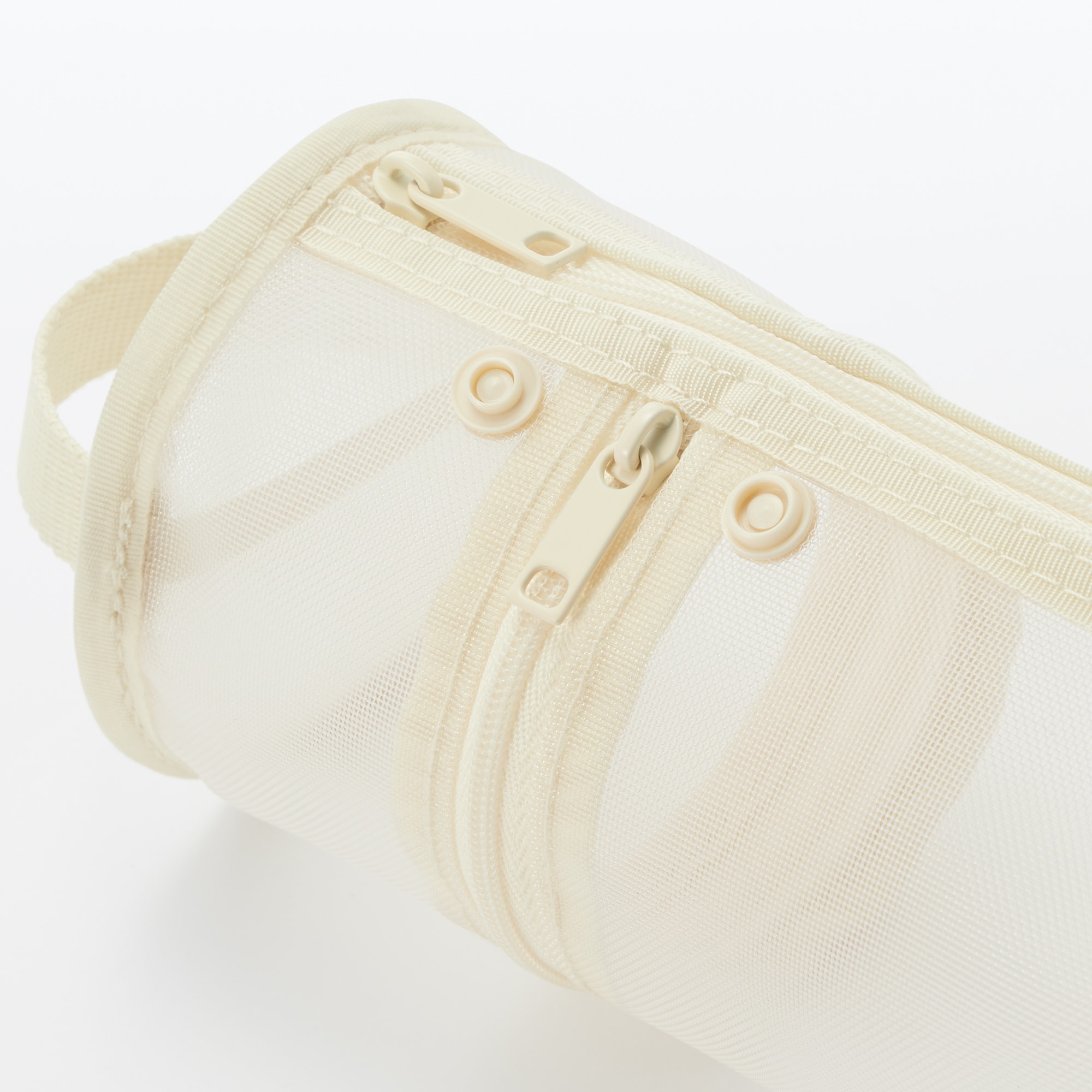 ナイロンメッシュ縦でも横でも使えるペンケース