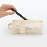 ナイロンメッシュ縦でも横でも使えるペンケース