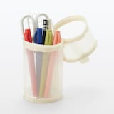 ナイロンメッシュ縦でも横でも使えるペンケース