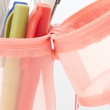 ナイロンメッシュ縦でも横でも使えるペンケース