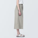 婦人　風を通すストレッチサッカークロップドパンツ