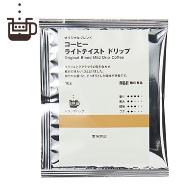 オリジナルブレンド　コーヒー　ライトテイスト　ドリップ（個装販売）