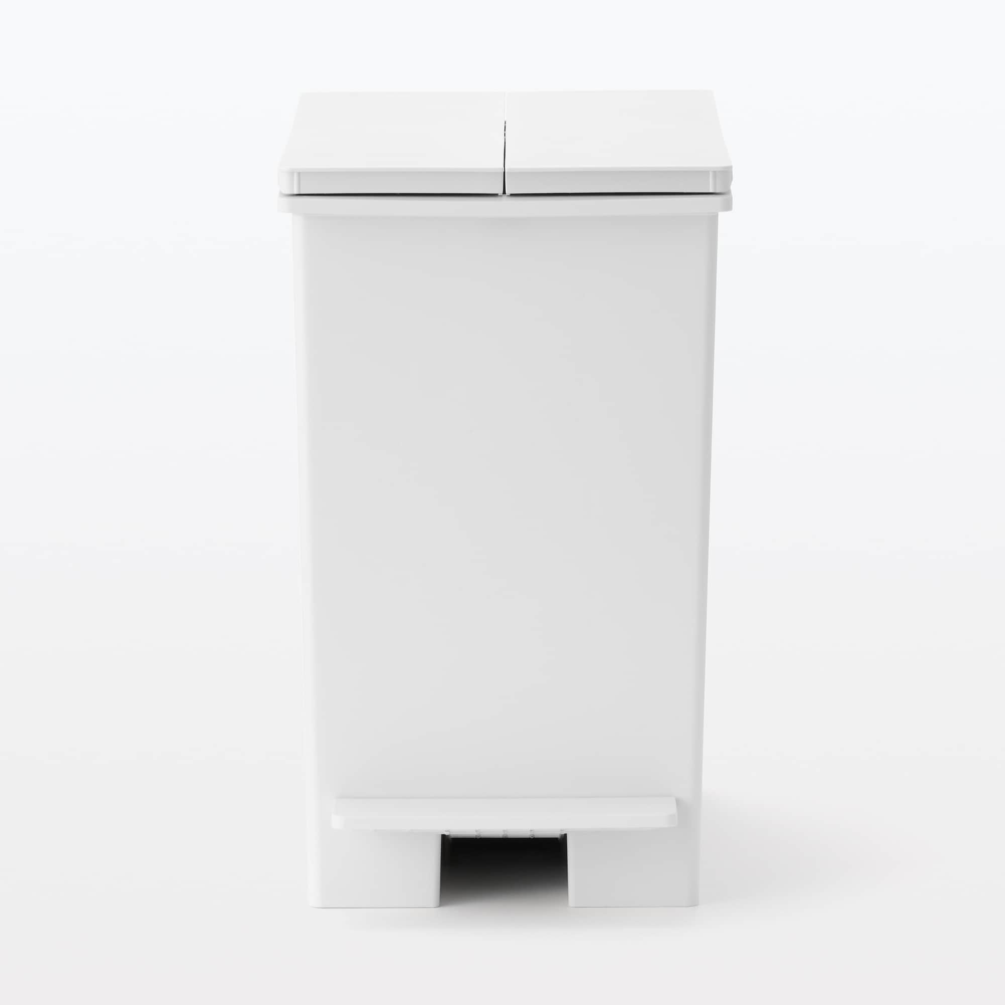 無印良品　ゴミ箱 無印良品 フタが選べるダストボックス・小(20L袋用) 袋止付・約