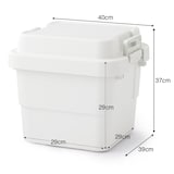 再生ポリプロピレン入り　頑丈収納ボックス　小