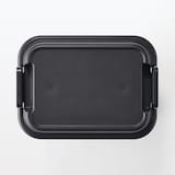 再生ポリプロピレン入り　頑丈収納ボックス　ダークグレー　ミニ