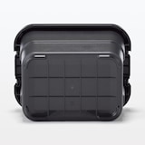 再生ポリプロピレン入り　頑丈収納ボックス　ダークグレー　ミニ