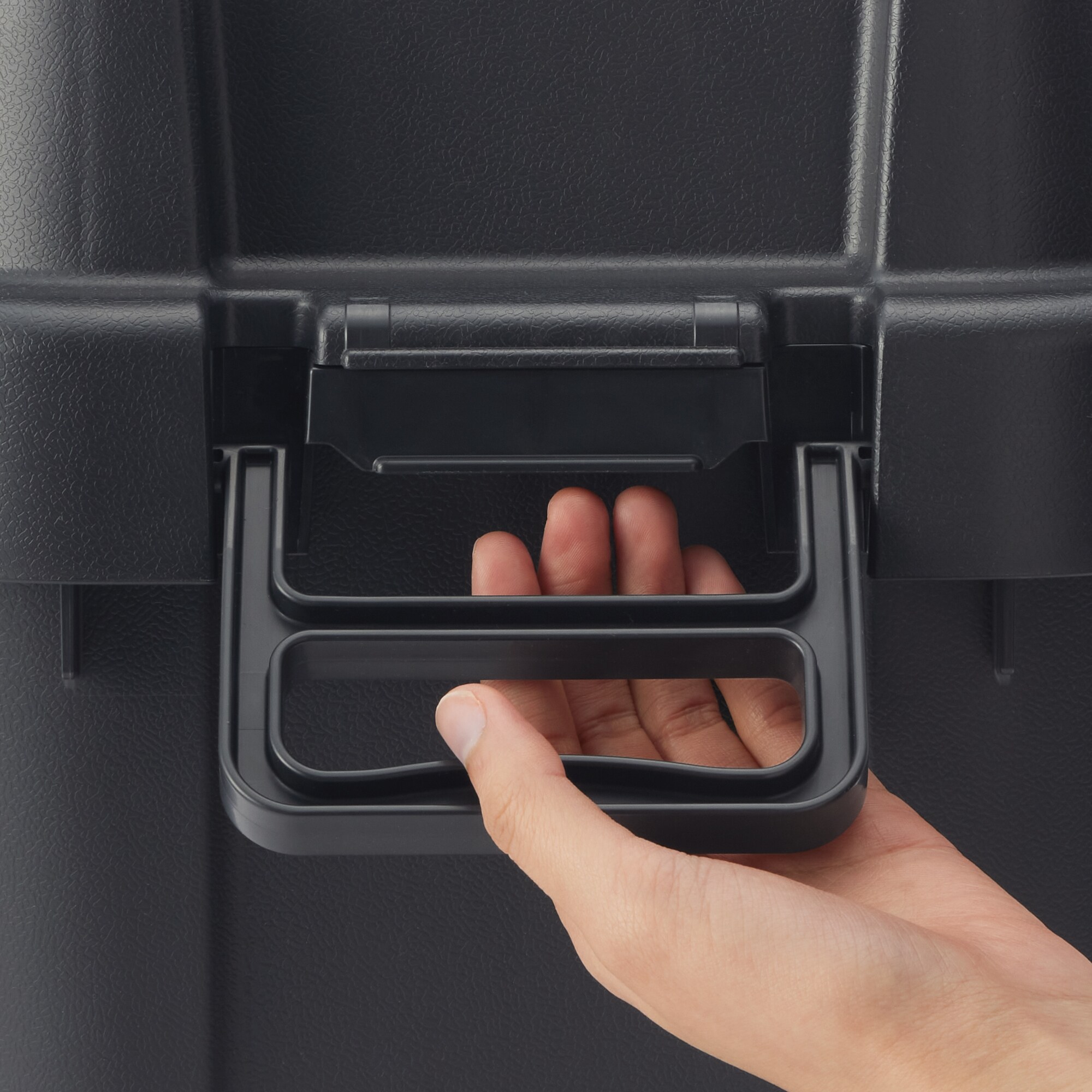 再生ポリプロピレン入り　頑丈収納ボックス　ダークグレー　ミニ