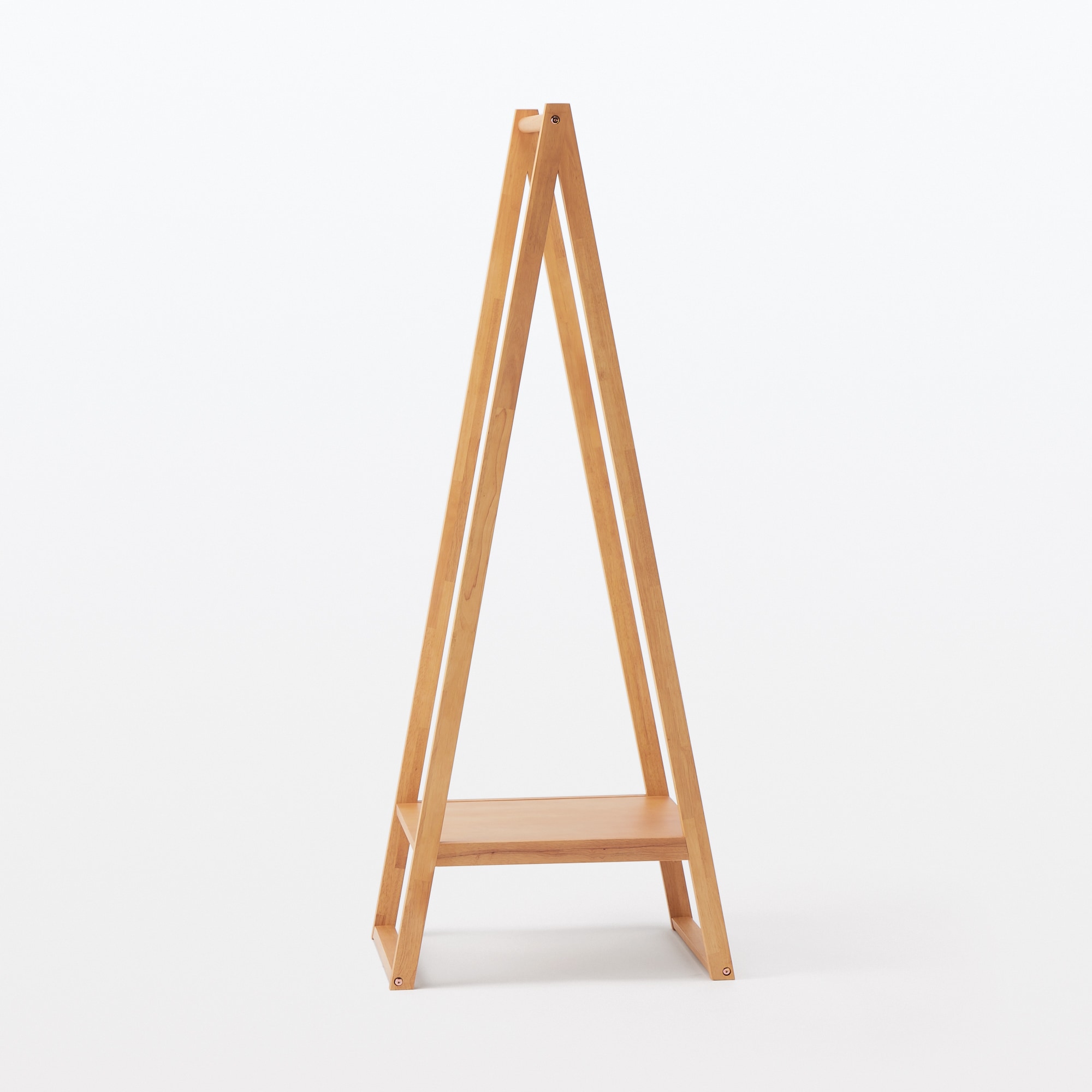 木製コートハンガー　ラバーウッド材