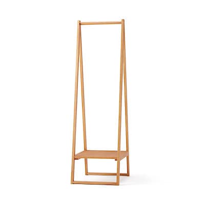 木製コートハンガー　ラバーウッド材　幅４４×奥行６０×高さ１５０ｃｍ