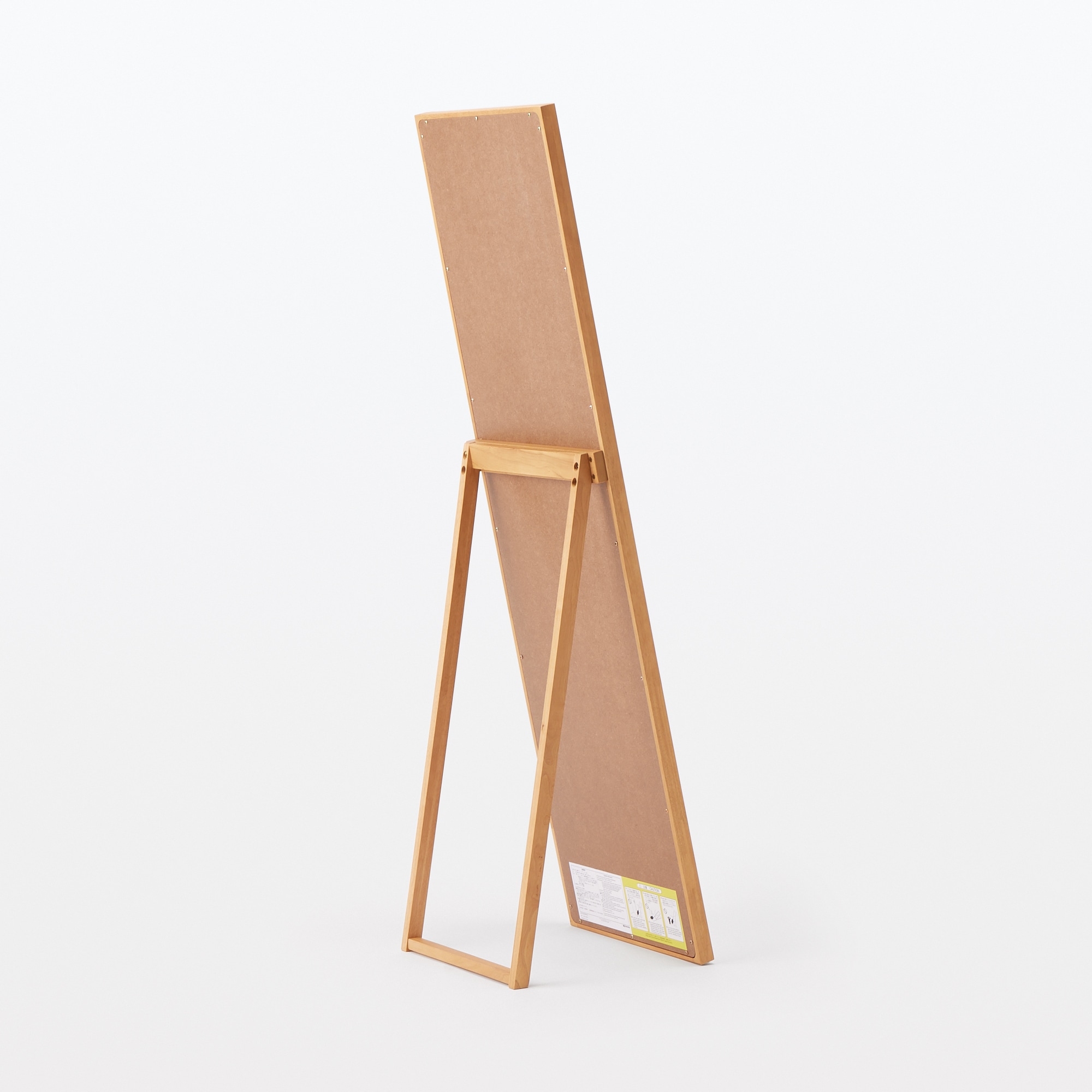 木製ミラー　ラバーウッド材