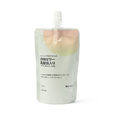 肌のことを考えてつくった　白桃ゼリー　乳酸菌入り　１５０ｇ