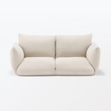 リクライニング　フロアソファ　２シーター　ベージュ